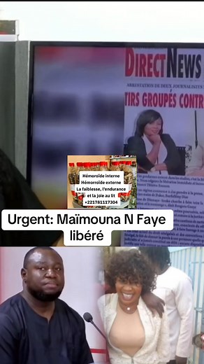 Urgent: Maïmouna N Faye libéré @super fans Mollah morgun | Mollah morgun