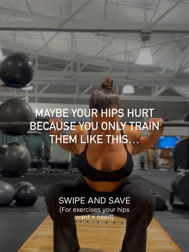 TAYLA ROSE | VIRTUAL PHYSIOTHERAPIST on Instagram: "If you only ever squat, deadlift, and hip thrust - these are for you. A lot of people train their hips, A LOT… but only in straight lines, on two legs. That’s not wrong - it’s just incomplete. The hip is a ball-and-socket joint. It’s designed to move and control load in all directions… not just up and down. When training only continues to load one pattern and underloads the others, a mismatch forms. Over time, that’s when hips *can* start to fe