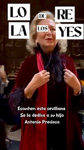 31K views · 710 reactions | Sevillana dedicada a su hijo Antonio. Qué bien cantas Lola. Tablao Flamenco Lola de los Reyes en Triana. #sevilla #andalucia #flamencosevilla #sevillanas #flamenco | Lola de Los Reyes | Facebook