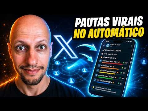 Eu Automatizei a Busca Por Pautas Virais on X e Youtube (n8n)