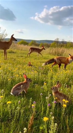 Animals in Slow Motion, Grass in Normal Time 🌿