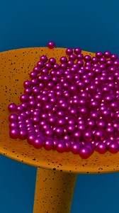 Pearl Drop Into Funnel #animation #oddlysatisfyingvideos❄️ #asmr #animation #3d | The3dartshow