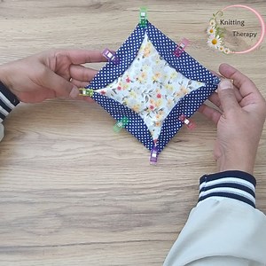 136K views · 782 reactions | Cathedral Window / Patchwork Pattern Work - very easy but effective method ! #patchwork #sewing #diy | Knitting Therapy | Facebook
