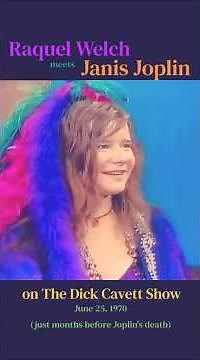 Raquel Welch meets Janis Joplin on The Dick Cavett Show - June 25, 1970
