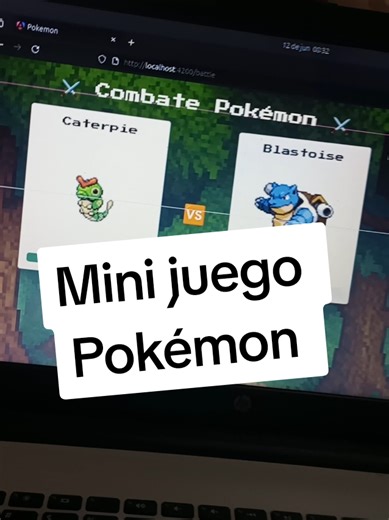 Mini juego de batallas Pokémon #java #programacion #pokemon #nodejs #angular