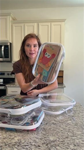 The organization hack I didn’t know I needed 👀 These clear hard shell zipper cases make it so easy