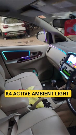 K4 ACTIVE AMBIENT LIGHT INSTALL IN INNOVA #ambient #car #lightroom #rgb #carlovers #youtube #shorts