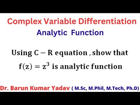 Analytic Function | Complex Analysis | Basic Concept | part 2 | #Barunmaths