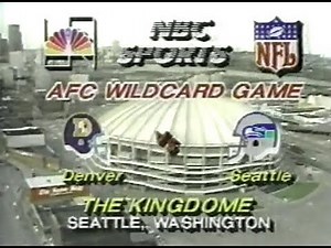 1983-12-24 AFC Wild Card Denver Broncos vs Seattle Seahawks