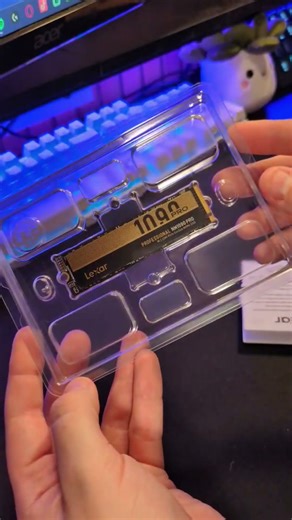 Huge thankyou to Lexar for this beautiful addition to my beginner PC Build series! the SSD! #ad