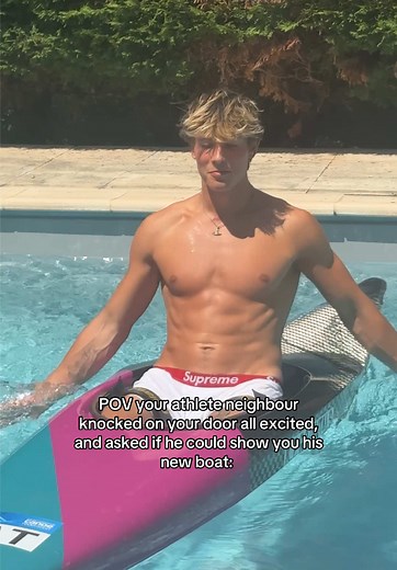 Athlete Neighbor Shows Off Exciting New Boat