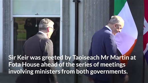 Iran war increases need for good relations between UK and Ireland, says Starmer