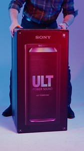 586K views · 10K reactions | Your eyes and ears will thank you for this one. The ULT -imate unboxing of the ULT TOWER 9 party speaker朗 Just released a whole new lineup of Wireless Speakers that you don't want to miss. Get your hands on one: https://electronics.sony.com/audio/speakers/all-speakers/p/srsult900 #ForTheMusic #SonyULT #ULTPOWERSOUNDseries | Sony Electronics | Facebook