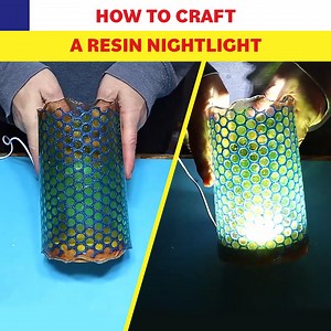 1.1M views · 288 reactions | Resin 101: Unique Honeycomb Effect Lamp  *Full Tutorial* | Steve McDonald Arts & Crafts | Facebook