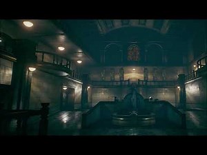 Resident Evil 2 RPD Main Hall Theme Extended with rain and storm for relaxing and sleeping