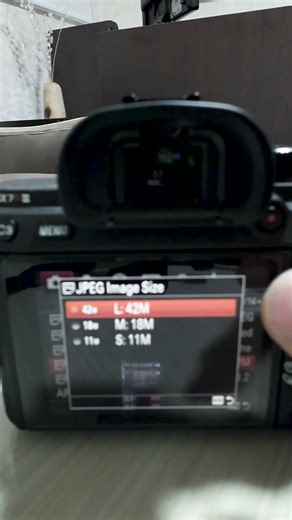 منوهای دوربین Sony aR iii