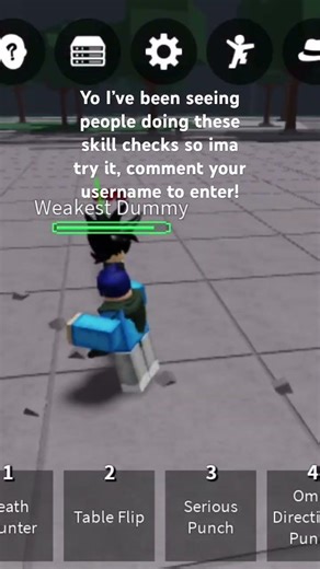 Skill check entries open! #tsb #roblox #shorts