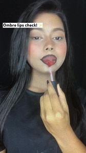 Black-Red Ombre Lip Tutorial! ❤️ #lipstick #ombrelipstick #makeup #reels #lips #Rumjum ✨ | RumJum-BD | Facebook