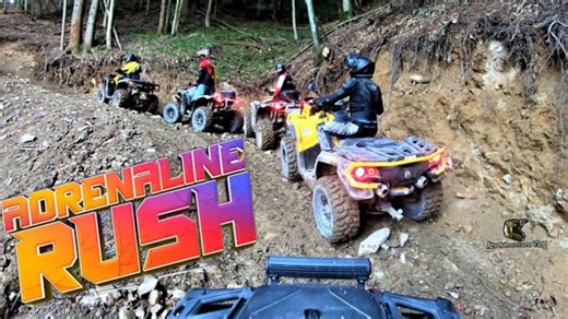 Adrenaline-filled off-road ATV adventure
