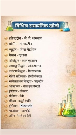 Important Chemistry Discoveries #discovery #discoveries #chemistry