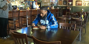 Champion boxer Albert “The Prince” Bell takes part in Tony Packo’s tradition