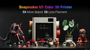 5X Faster Printing & 5X Less Filament — Thanks to SnapSwap™'s Purge-free 5s Tool Swap  Multi-Material & Multi-Color Printing — No purge needed, auto filament feed  Auto calibration & compensation — High-precision printing every time ✨Snag your exclusive $350 discount now! | Snapmaker | Facebook