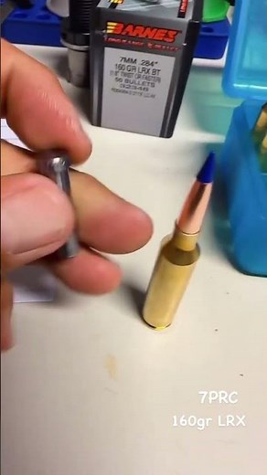 7mm PRC 160gr LRX load Development