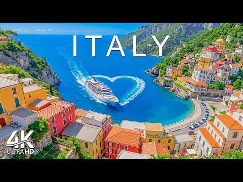 [4K] Italy 🇮🇹 Amalfi Coast & Positano Cliffs | Discover Turquoise Mediterranean Escape