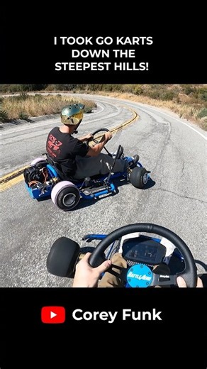 Drift Go Karts vs Worlds Steepest Hills!