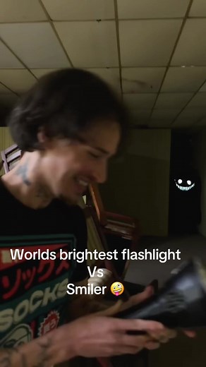 Backrooms Smiler Prank: World's Brightest Flashlight Showdown