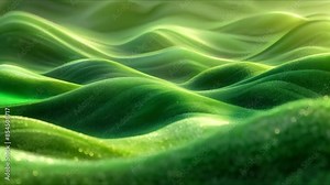 Dynamic Waves of Green: A Composite Polymer Texture Inspired by Shifting Desert Sands. Concept Desert Sands, Polymer Texture, Green Waves, Dynamic Patterns, Composite Inspiration