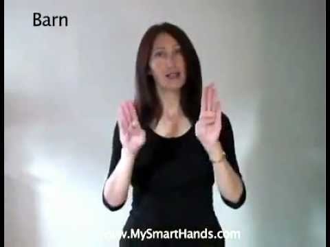 barn ASL sign for barn YouTube