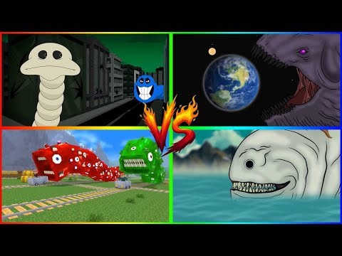 Big Worm & Space Eater & Train Eater & The Bloop | Coffin Dance Tiles Hop