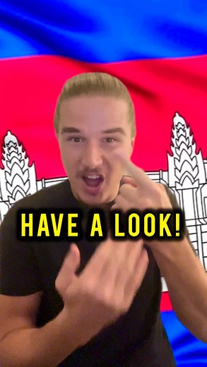 Did you know? 🇰🇭 The flag of Cambodia is the only national flag in the world to feature a real building - The Iconic Angkor Wat! 🏯 Other flags like Afghanistan 🇦🇫, San Marino 🇸🇲, Spain 🇪🇸, Portugal 🇵🇹, and Bolivia 🇧🇴 show buildings too, but they’re just symbols. How cool is that? 😍 #cambodianflag #angkorwat #cambodiaculture #cambodiapride #cambodiahistory #discovercambodia #visitcambodia #cambodianheritage #khmerculture #funfact #didyouknow #worldflags #traveleducation #deaf #deaft