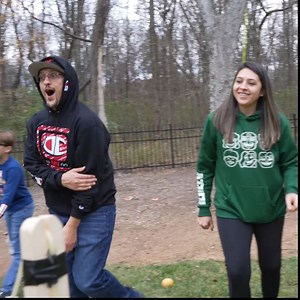 FGTeeV on Instagram: "We turned our backyard tree into a slingshot and shot our best friend @mixed_tarzan ... thank you for your service good sir #giantslingshot #fvfamily #youtube"