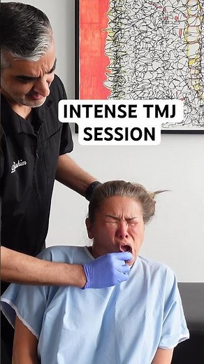 INTENSE TMJ CASE: The First Session vs. The Last Session ‪@DrRahim‬ #shorts