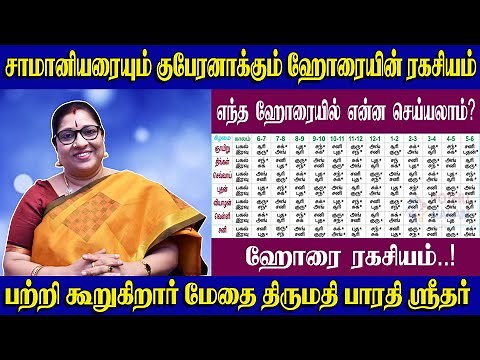 ஹோரையின் இரகசியம் தெரிந்தால் என்றென்றும் நீங்கள் வெற்றியாளரே - Horai Tamil - ஓரை பலன்கள் -Orai Today