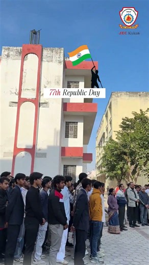 Jaipur Engineering College (JEC) celebrates the 77th Republic Day of India with pride and patriotism