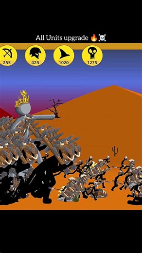 All Units upgradeds 🔥☠️ #shorts #youtubeshorts