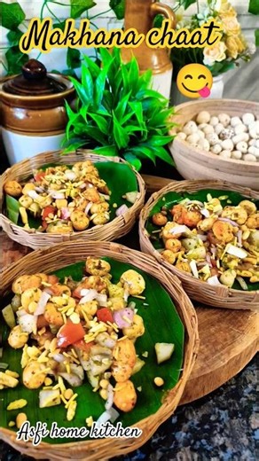 street style makhana chaat recipe 😋 #shortsfeed