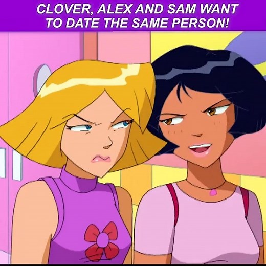 Uh-oh! 😱 Clover, Sam, and Alex all want to date the same person?! The ultimate friendship test begins as they try to balance love, loyalty, and a little friendly competition. 💘👯‍♀️ Who will win the heart, or will they realize they’re better off together as a team? 🥰 #TotallySpies #LoveTriangle #FriendshipFirst #DramaUnfolds #TeamworkOrLove | Totally Spies