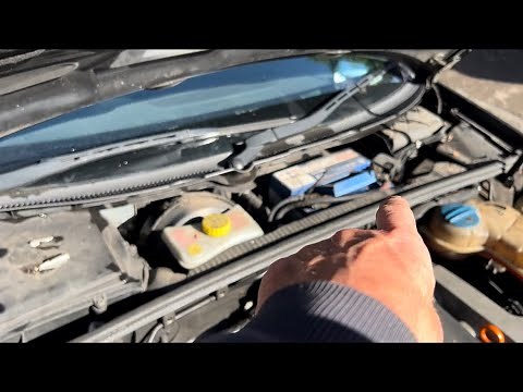 Audi A4 leak - easy fix. Check your drain holes to avoid costly damage.