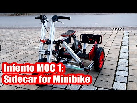 Build a DIY Electric Motorbike with Sidecar for Kids (Infento Creation 1)