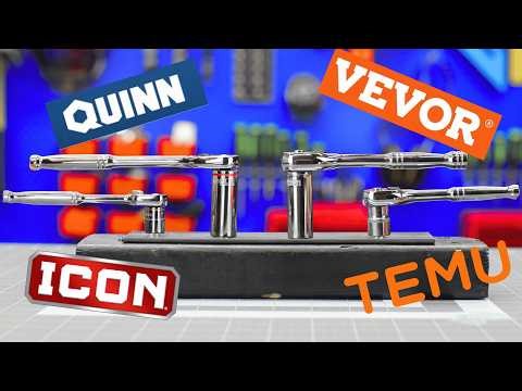 $15 TEMU Socket Set VS Harbor Freight QUINN ICON and VEVOR