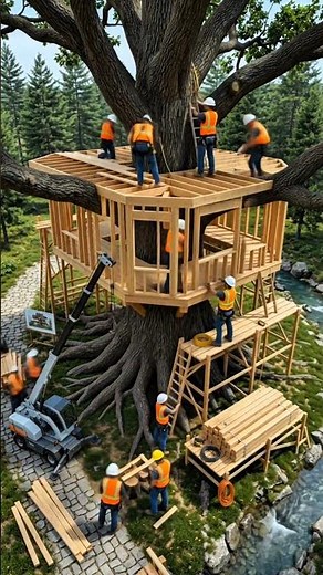 "How does the treehouse look