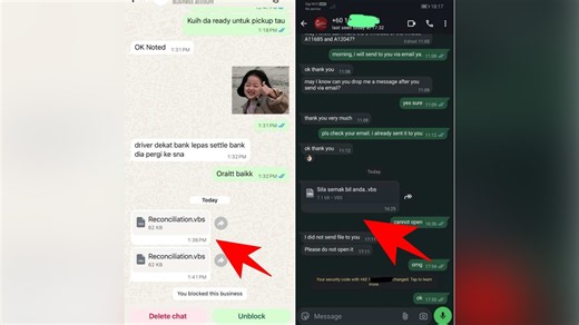 MyCERT beri amaran fail berbahaya disebar melalui WhatsApp Web, Desktop