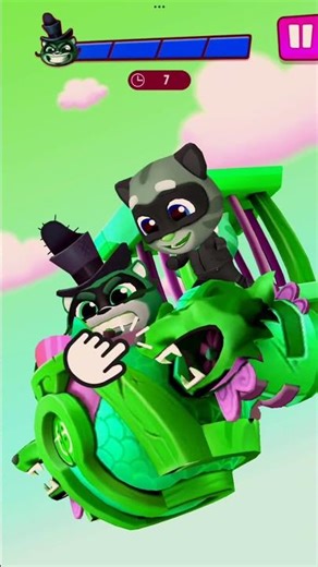 Talking Tom Hero Dash Noir Tom Defeated All Raccoon Bosses Trap & Unlocked Super New Ginger #Shorts