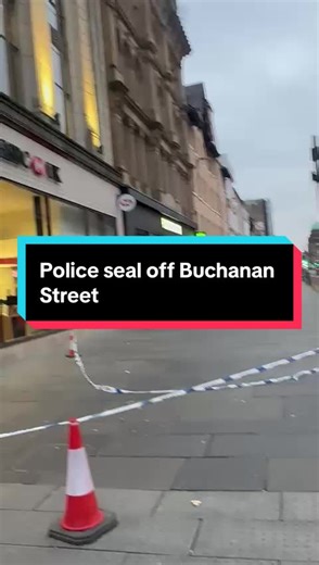 Police have sealed off Buchanan Street in Glasgow. Forensics were at the scene. For full story, visit www.glasgowtimes.co.uk/