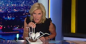 WATCH: Laura Ingraham Drinks Steak Impaled With Lightbulbs and Plastic Straws to Own the Libs