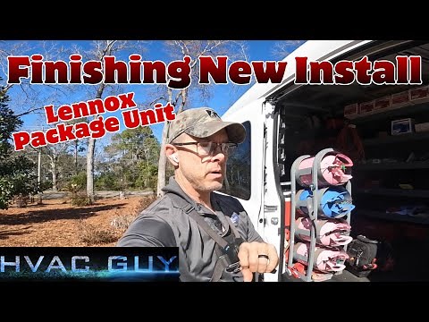 Installing a Heater Kit On a Lennox Heat Pump Package Unit